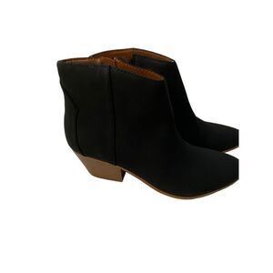 Indigo Black Ankle Boots